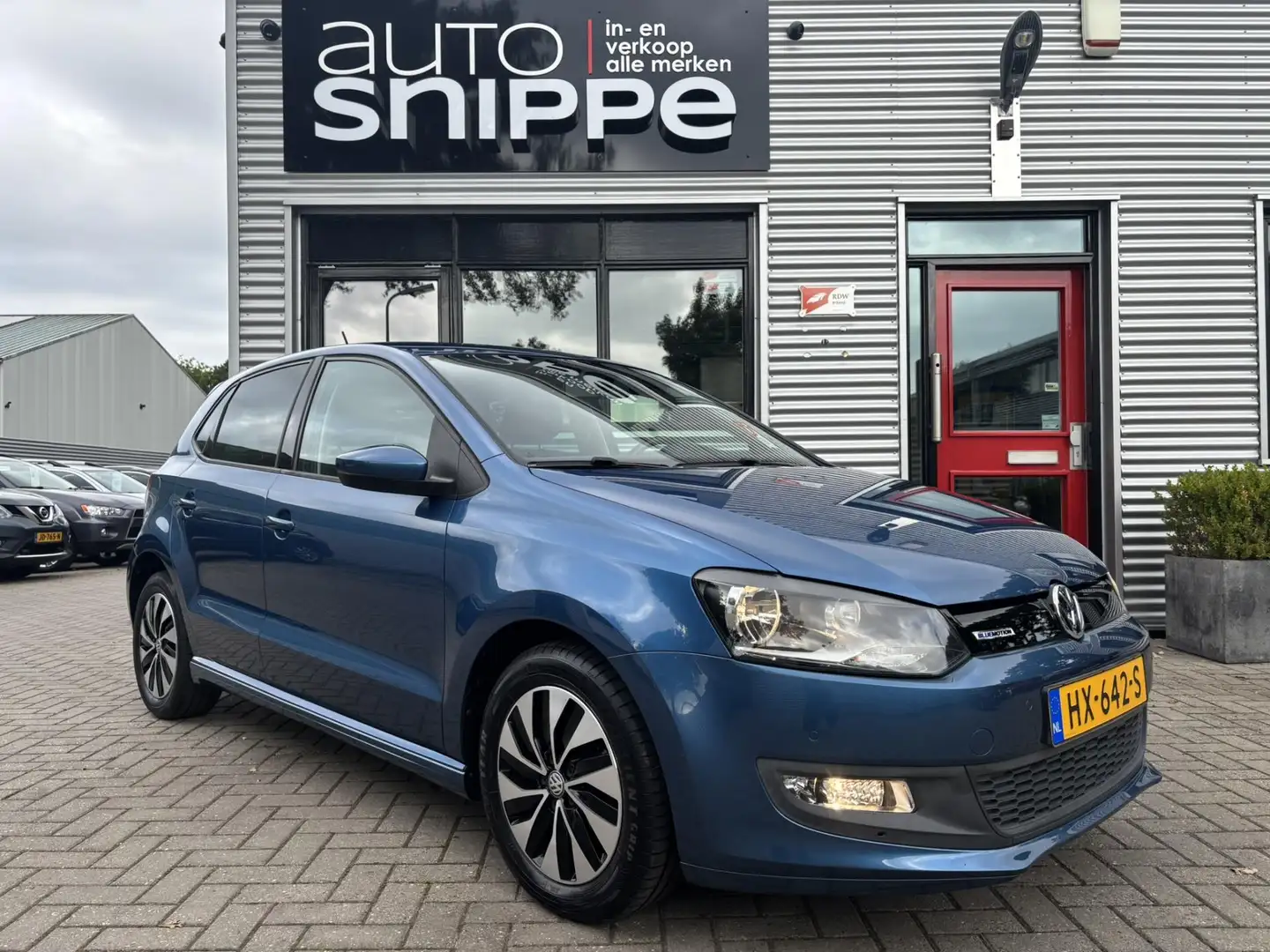 Volkswagen Polo 1.0 BlueMotion -5DRS.-AIRCO-CRUISECONTROL-APPLE CA Bleu - 2