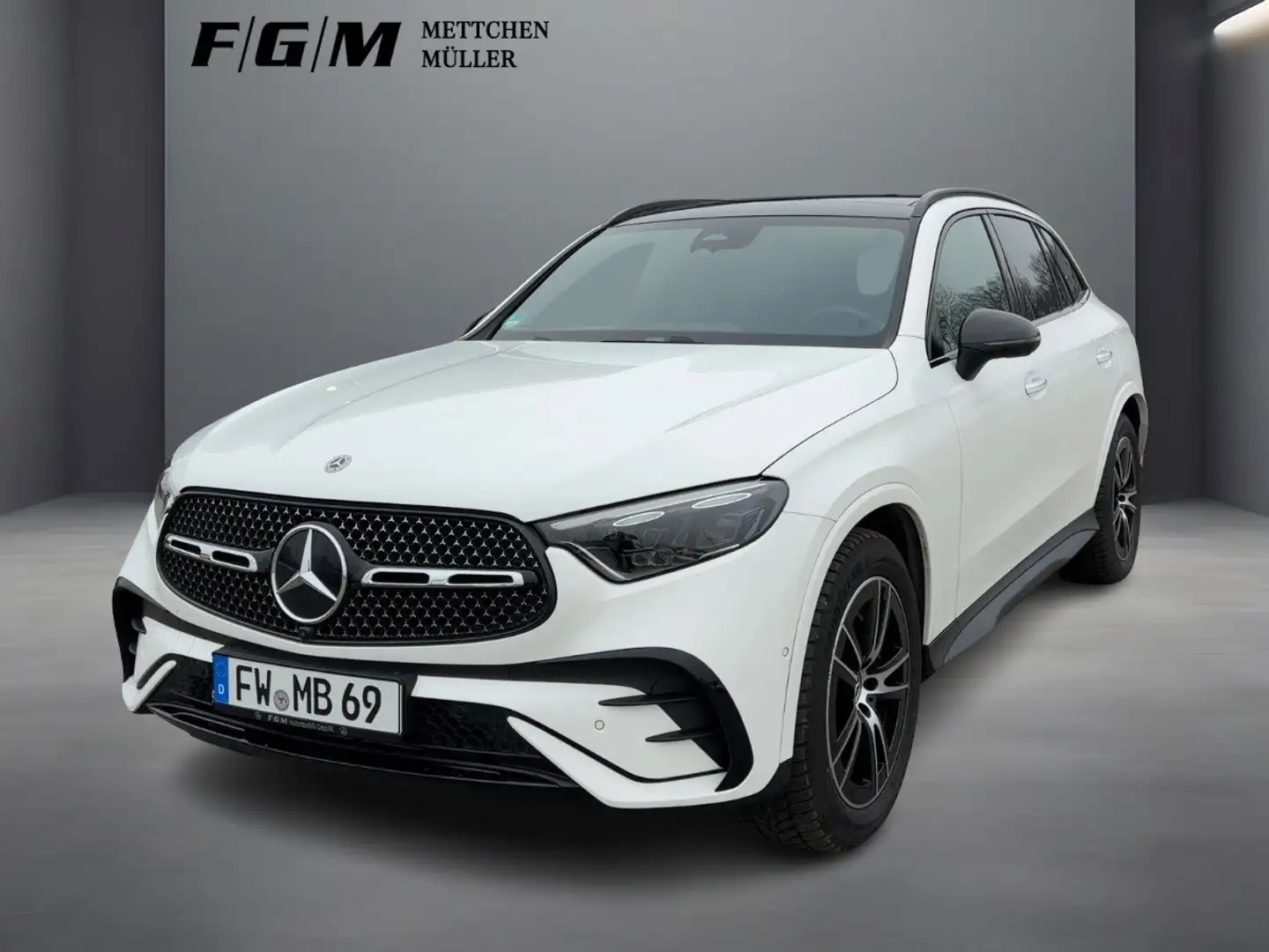 Mercedes-Benz GLC 300 d 4M AMG-Line Burm|DigiLight|KeyGo|TWA Weiß - 2