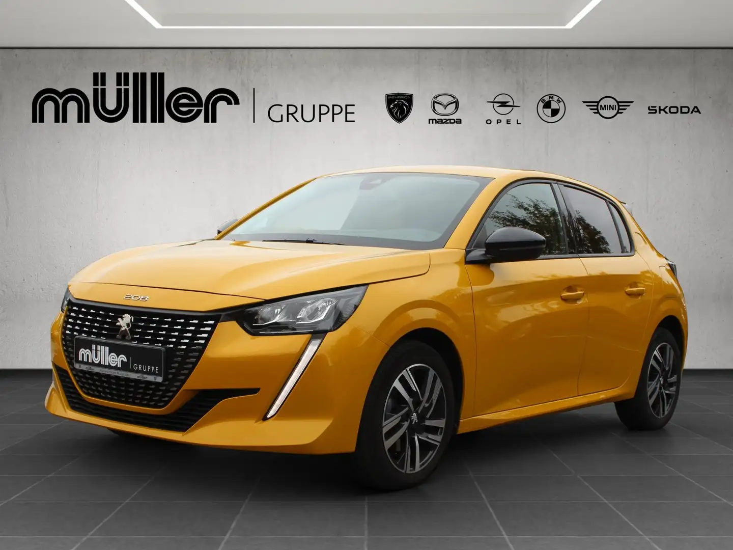 Peugeot 208 PureTech 130 EAT8 Allure Pack Gelb - 1