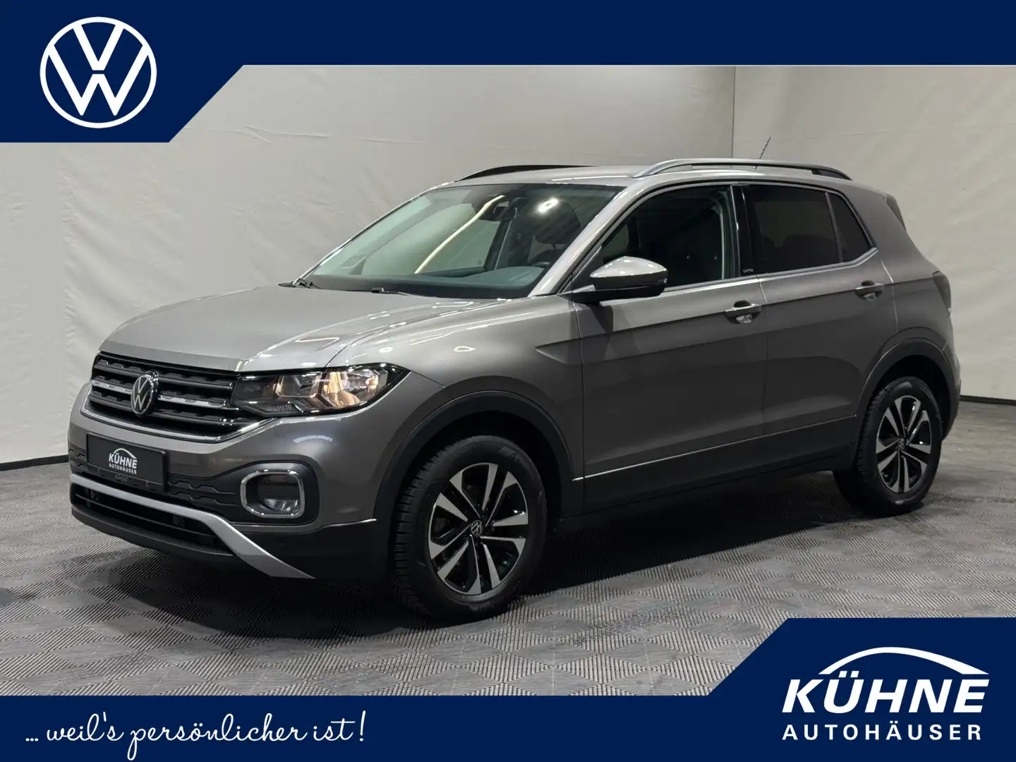 Volkswagen T-Cross United 1.0 TSI | ACC PDC DAB APP-CONNECT Grau - 1