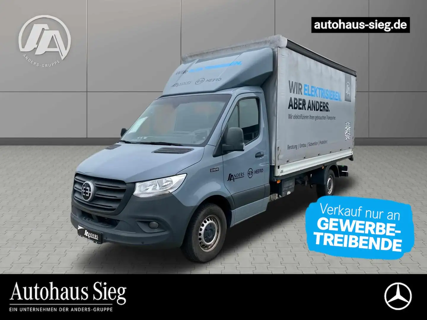 Mercedes-Benz Sprinter Heero 110 kWh Plane/ Spri. bis zu 500km Blau - 1