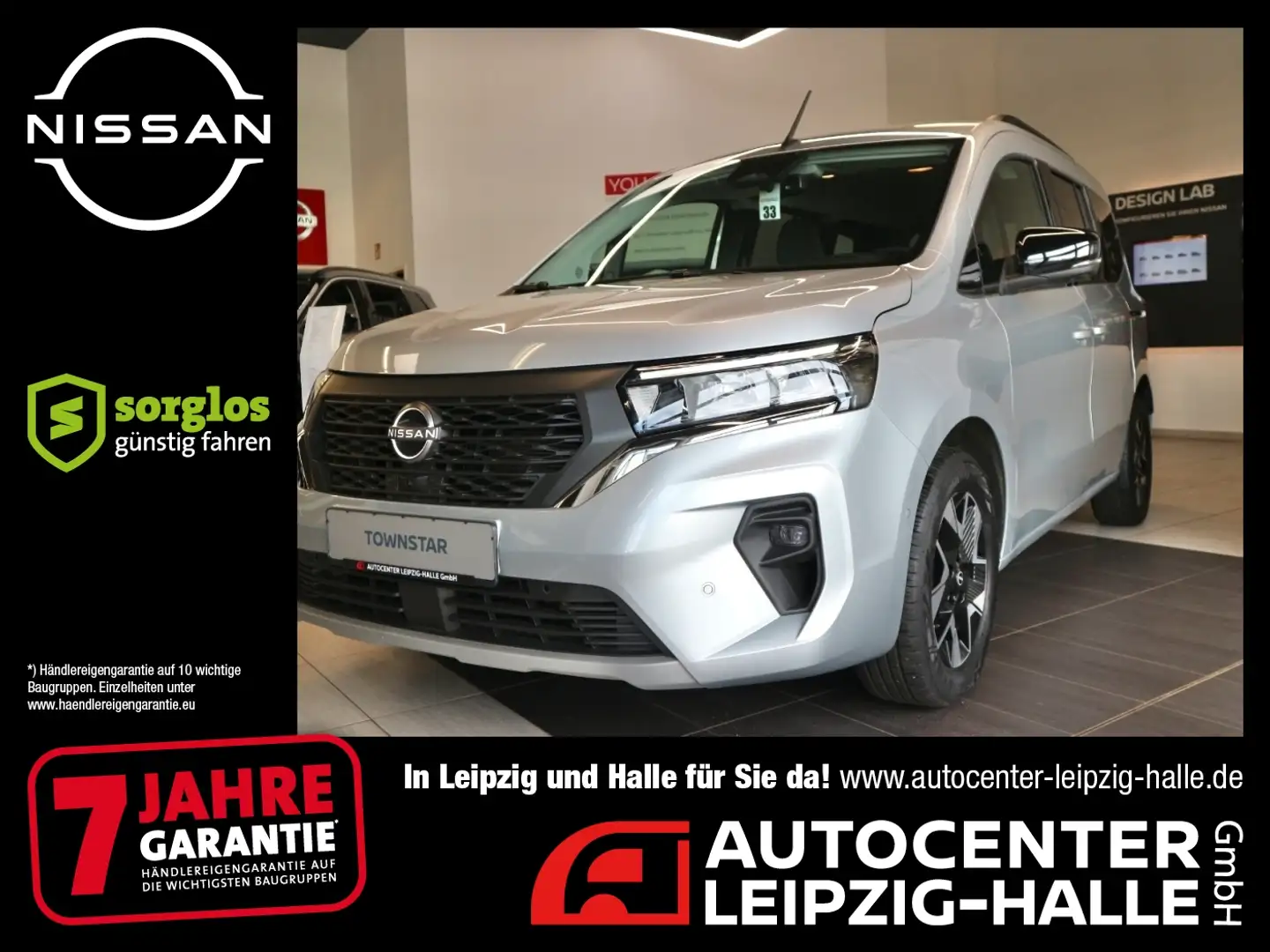 Nissan Townstar Kombi L1 1.3 TEKNA Kamera Totwinkel-Ass Grigio - 1