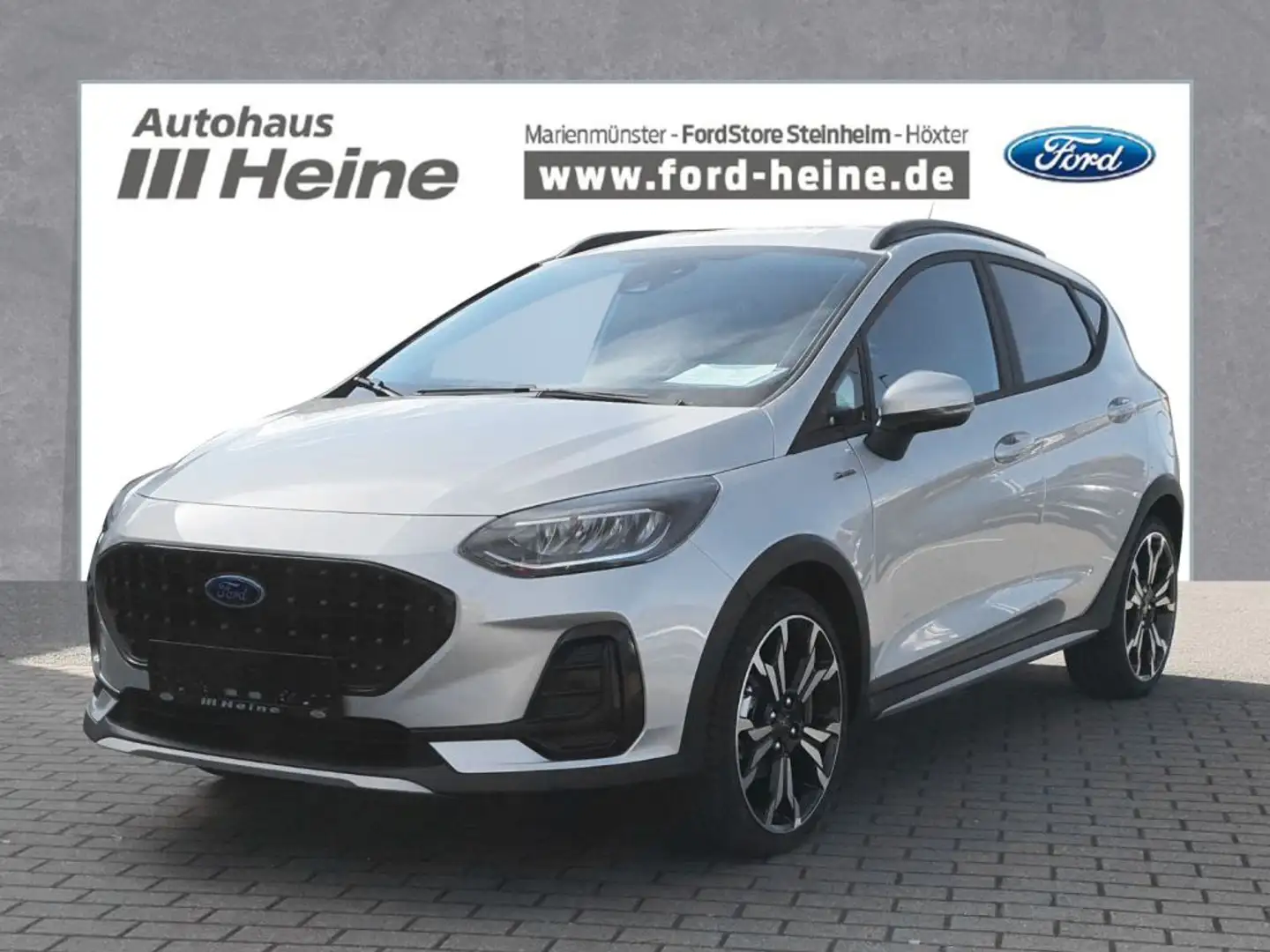 Ford Fiesta 1.0 EcoBoost Hybrid ACTIVE X +ACC Silber - 1