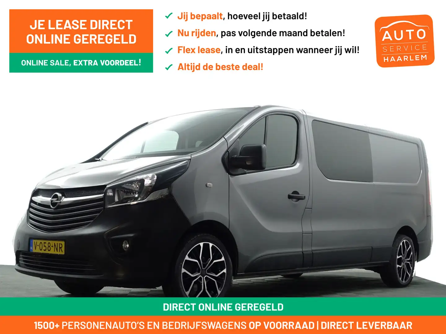 Opel Vivaro 1.6 CDTI Euro 6 L2H1 Edition- Dubbele Cabine, 6 Pe Grijs - 1