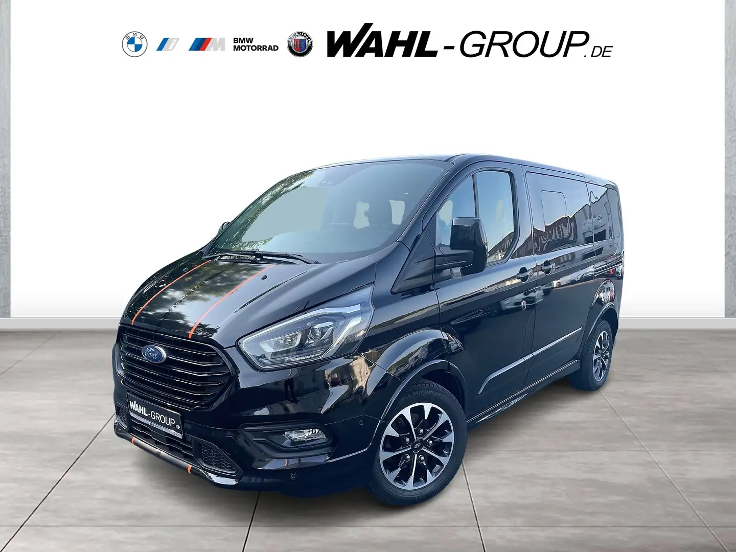 Ford Tourneo Custom 2.0 TDCI l1 SPORT AHK KAMERA NAVI SHZ ALU 17" Noir - 1