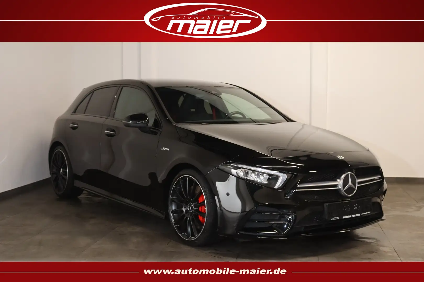 Mercedes-Benz A 35 AMG Night 4Matic-WIDES.-NAV-KAM-LED-KESSY- Noir - 1