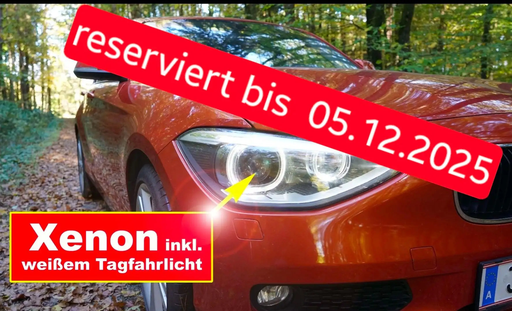 BMW 116 116i Österreich-Paket Österreich-Paket Orange - 1