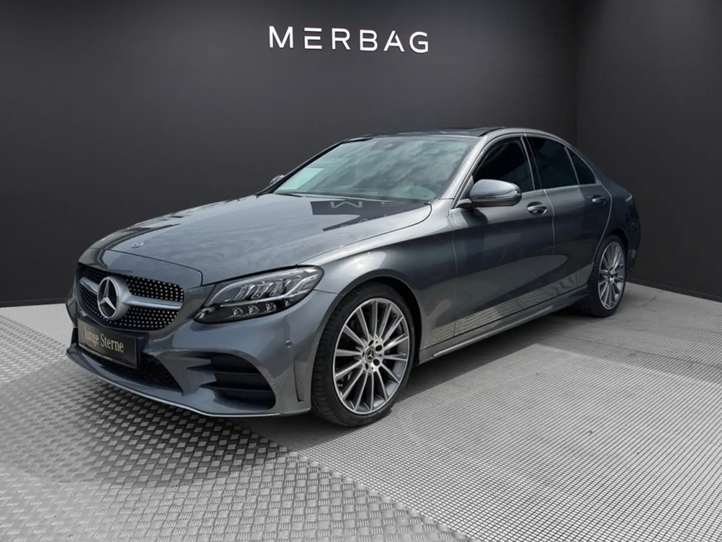 Mercedes-Benz C 220 d *AMG Line Kamera LED SD  Ambiente Spur-P Grijs - 2