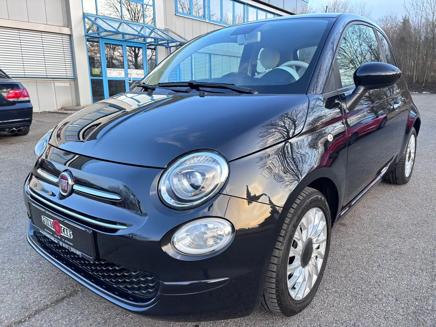 Fiat 500 1.0 Lounge Mild-Hybrid*EURO 6-ALU-2.HAND-WR* Schwarz - 1