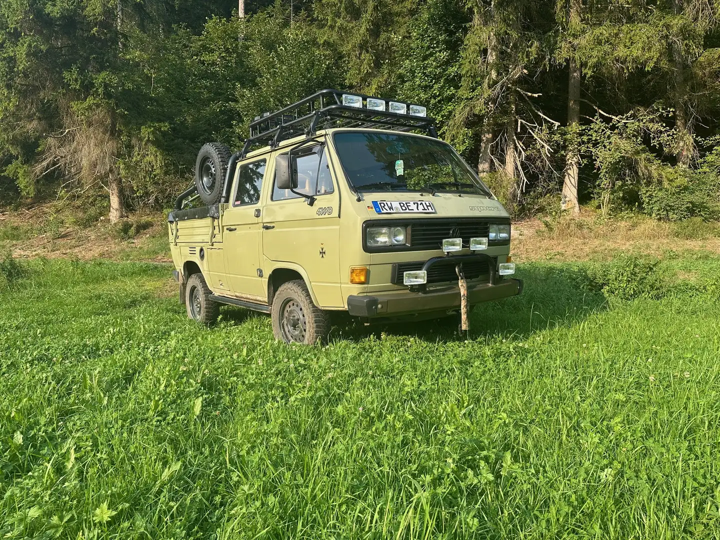 Volkswagen T3 Syncro Doka Verde - 1