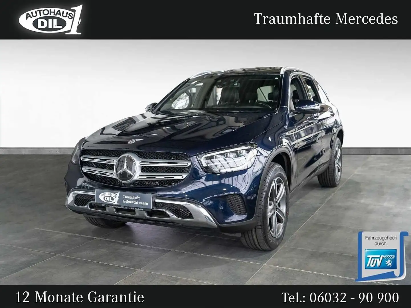 Mercedes-Benz GLC 220 d 4 Matic *NIGHT*AMG Inter.*RFK*PANO Blauw - 1