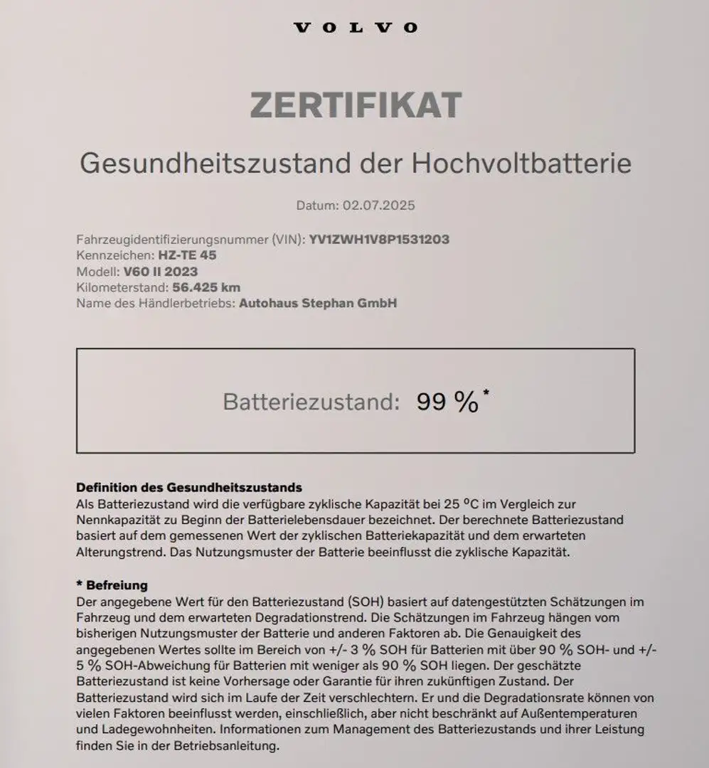 Volvo V60 Recharge T6 AWD Geartronic Core GARANTIE Noir - 2