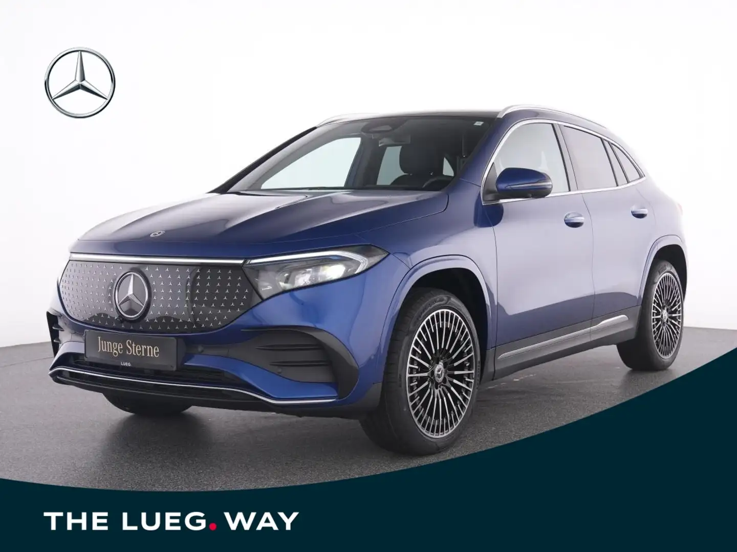 Mercedes-Benz EQA 300 4M AMG+20"+Pano+LED+360+Totw+Mem+KeylGo+ Blau - 1