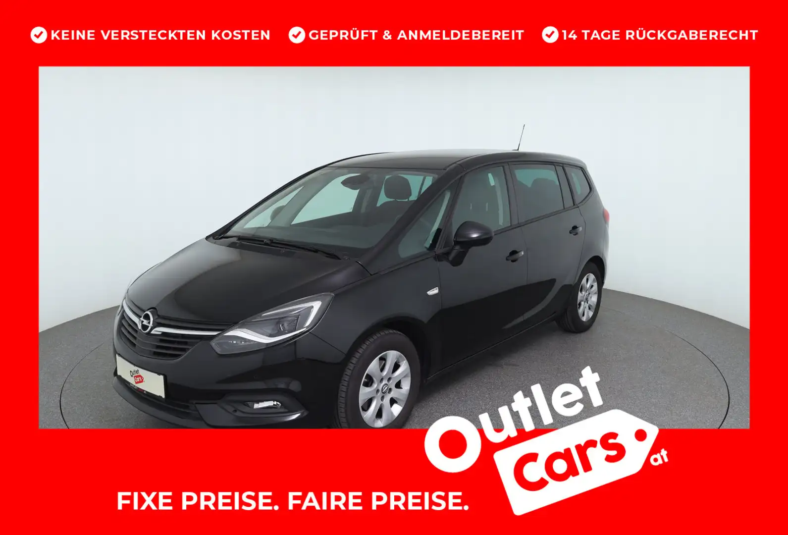 Opel Zafira 1,6 CDTI Österreich Edition Start/Stop Schwarz - 1