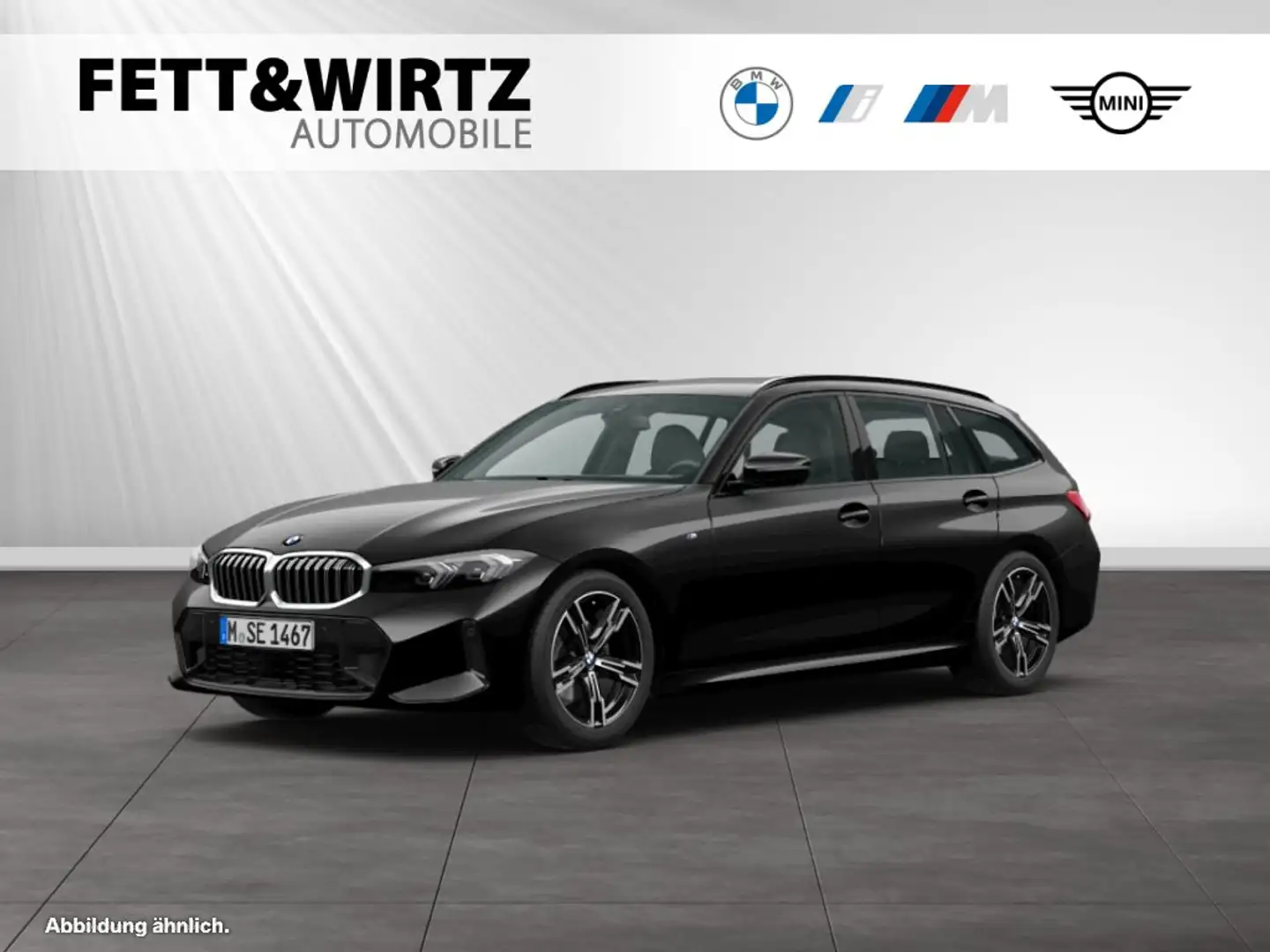 BMW 330 i Touring M Sportpaket|Stop&Go|HiFi|LC+ Noir - 1