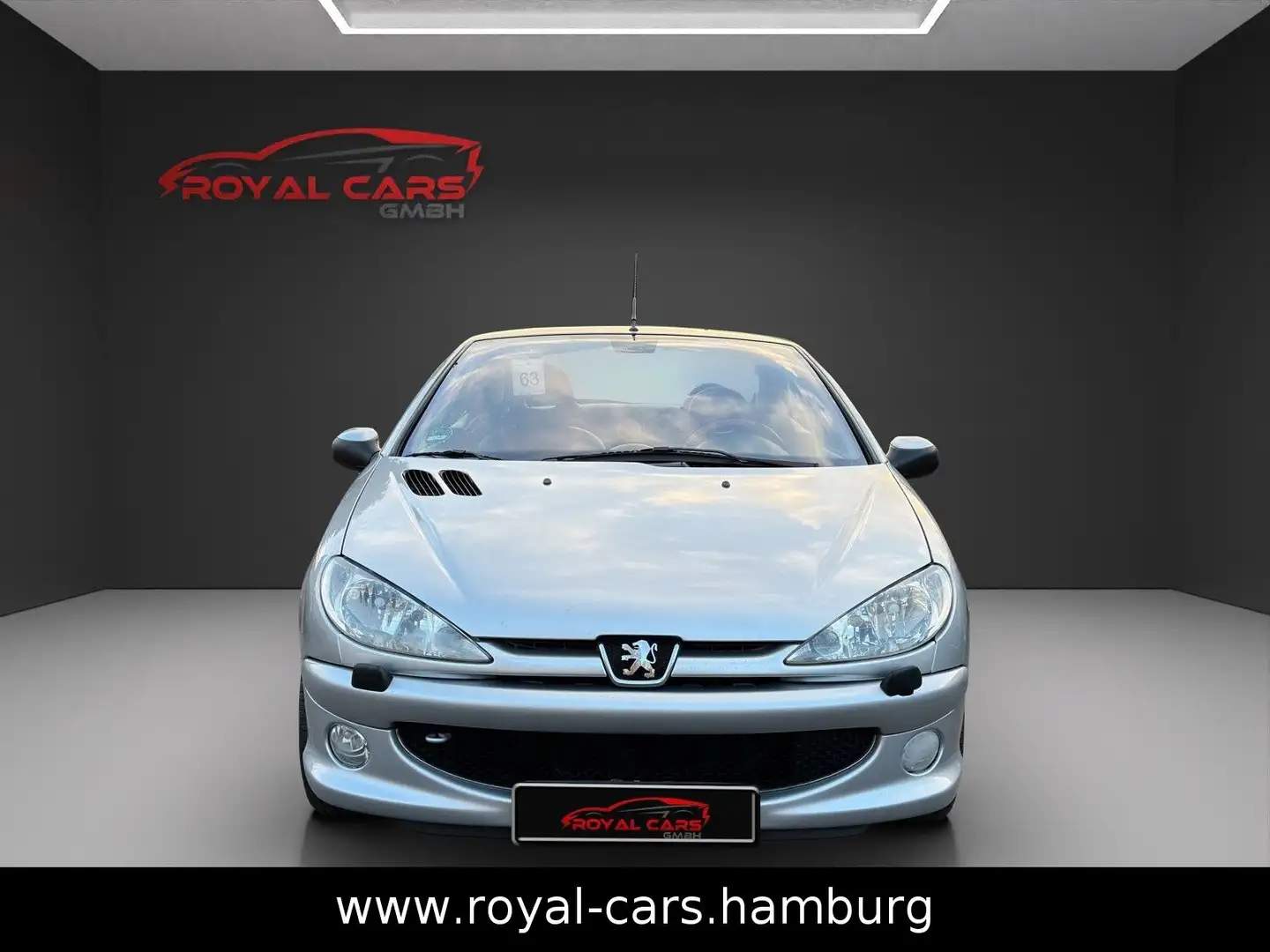 Peugeot 206 Cabriolet CC Platinum KLIMA*SHZ*LEDER*TÜVNEU Grau - 2