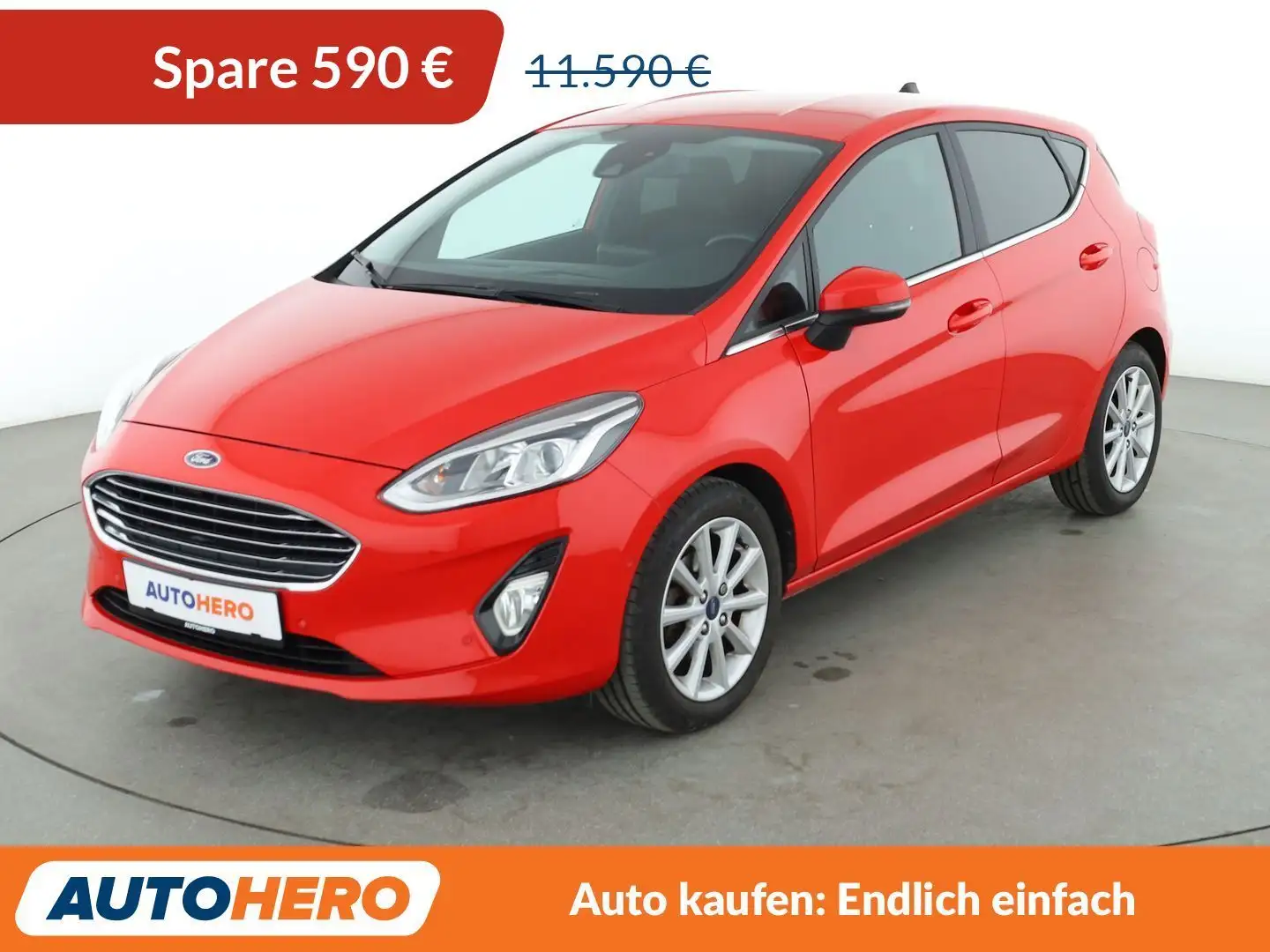 Ford Fiesta 1.0 EcoBoost Titanium*NAVI*LIM*PDC*SHZ* Rot - 1