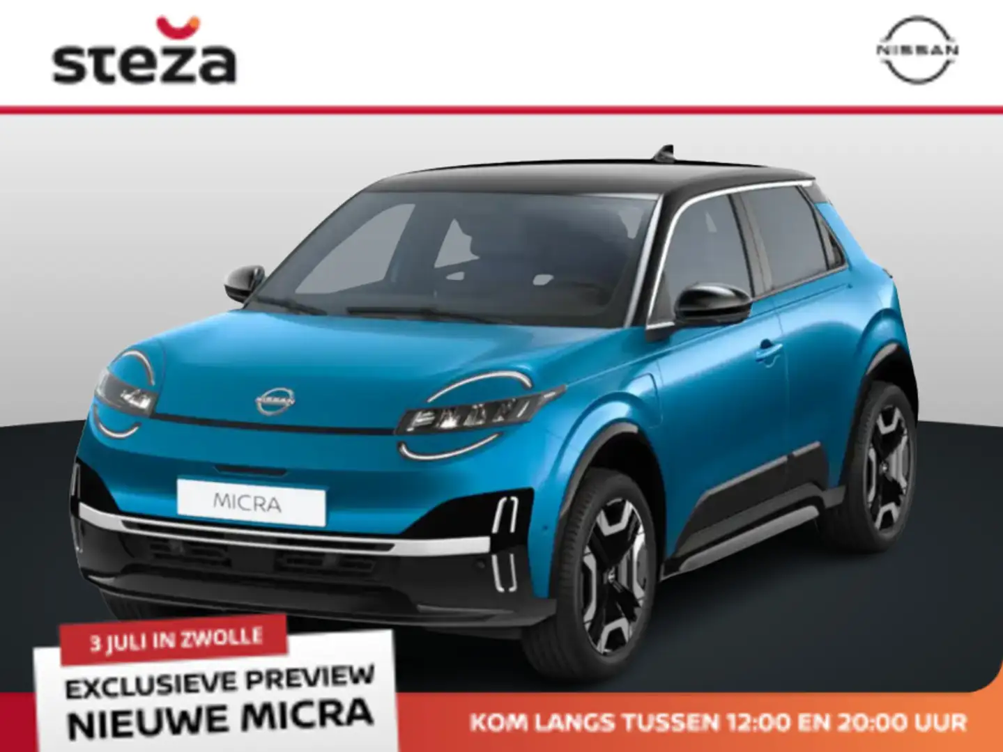 Nissan Micra Launch Edition Advance 52 KWH! Nu te Pre-orderen b Albastru - 1