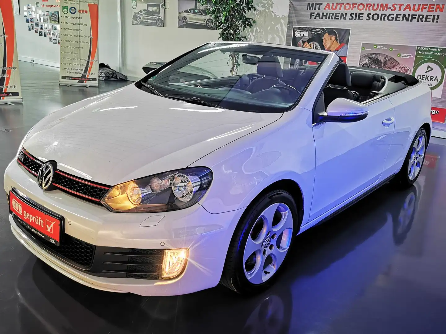 Volkswagen Golf VI Cabriolet GTI/1.HAND/GARANTIE/169.-RATE Weiß - 2
