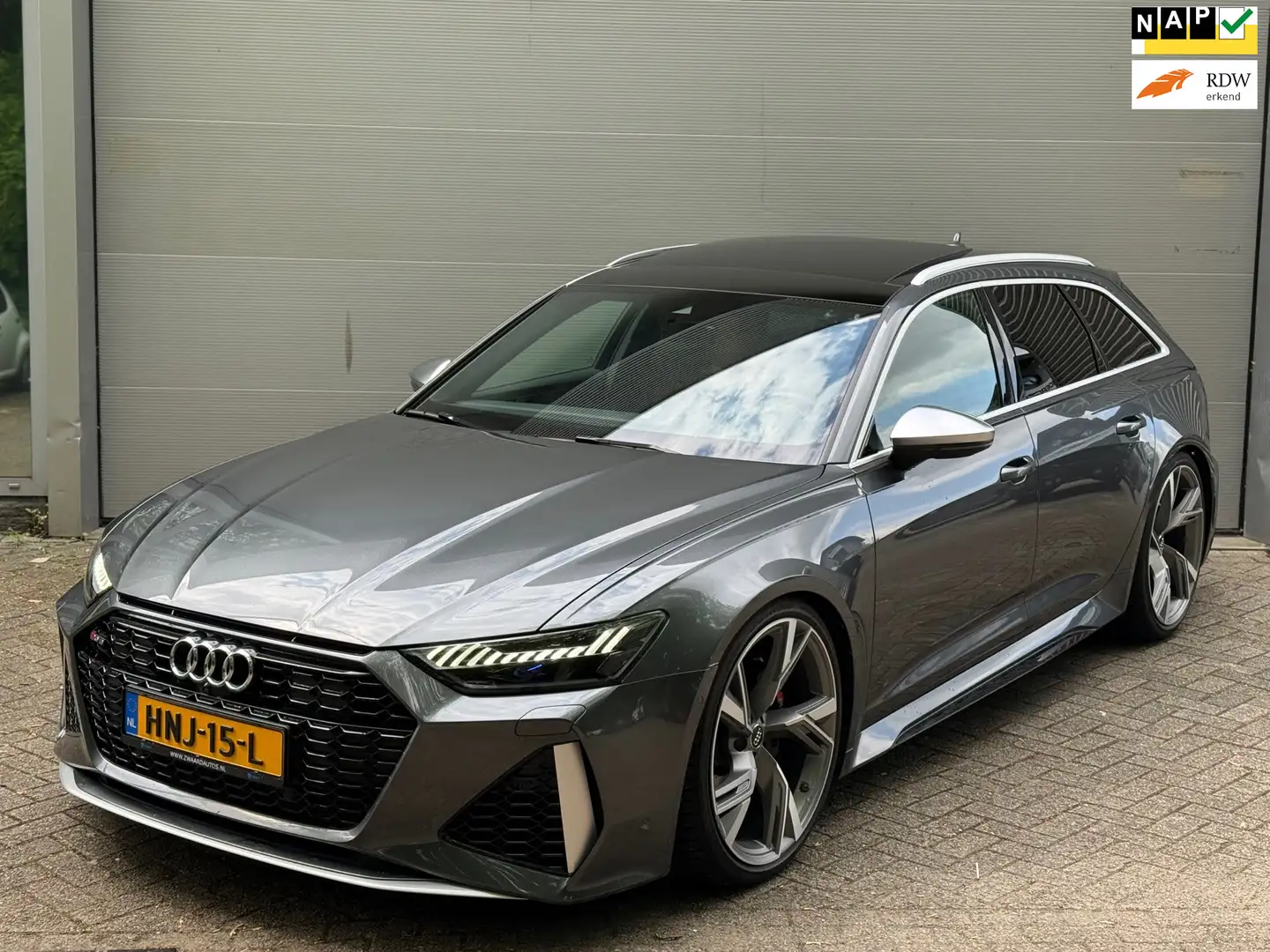 Audi A6 Avant RS6 TFSI quattro l Pano l Carbon l Klasse 5 Gris - 1