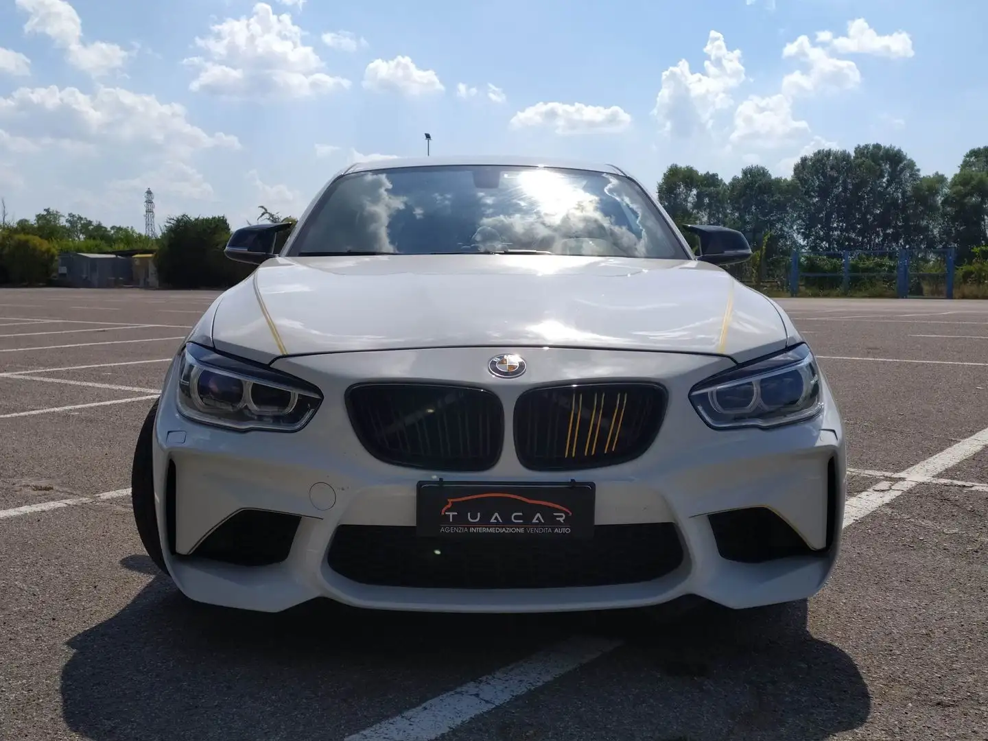 BMW 118 M Sport 118 d Blanc - 2