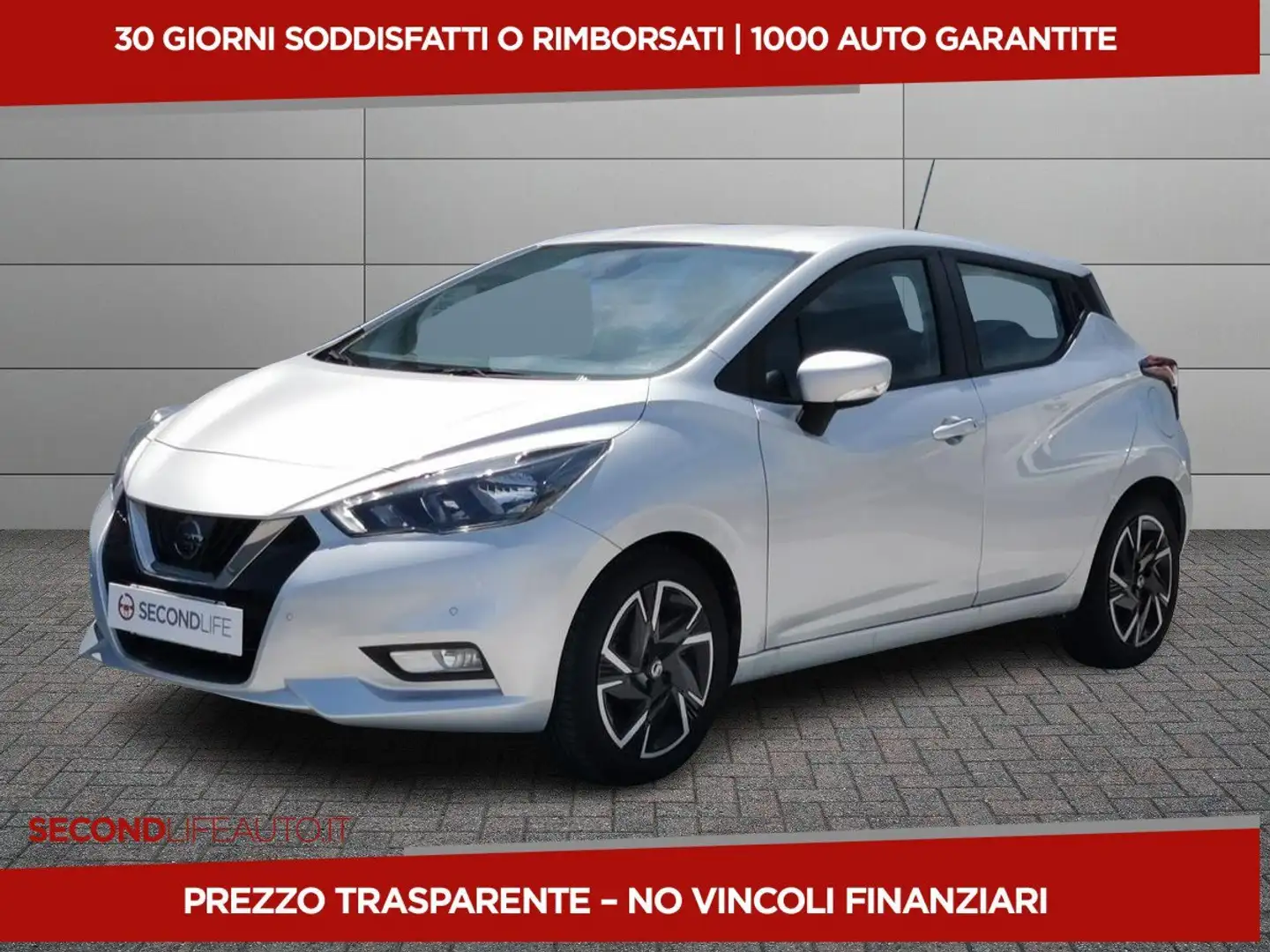 Nissan Micra 1.0 ig-t Acenta 92cv Argento - 1