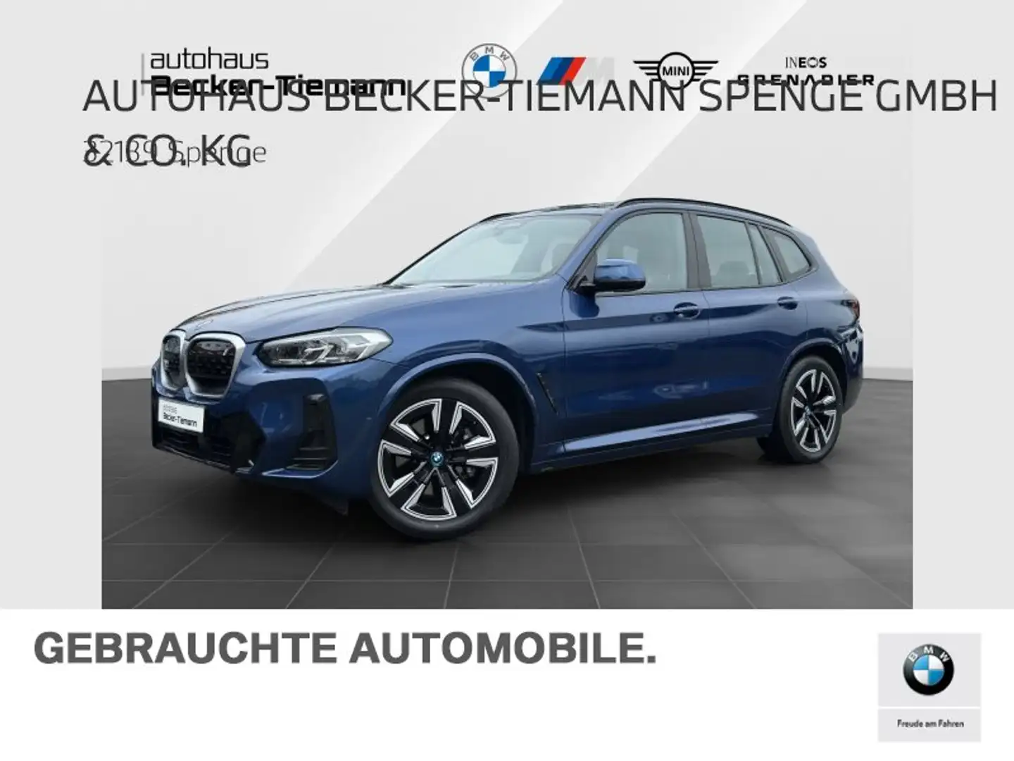BMW iX3 Inspiring*M SPORT*AHK*DRIV.ASSIST. PROF.*ADAP. LED Blau - 1
