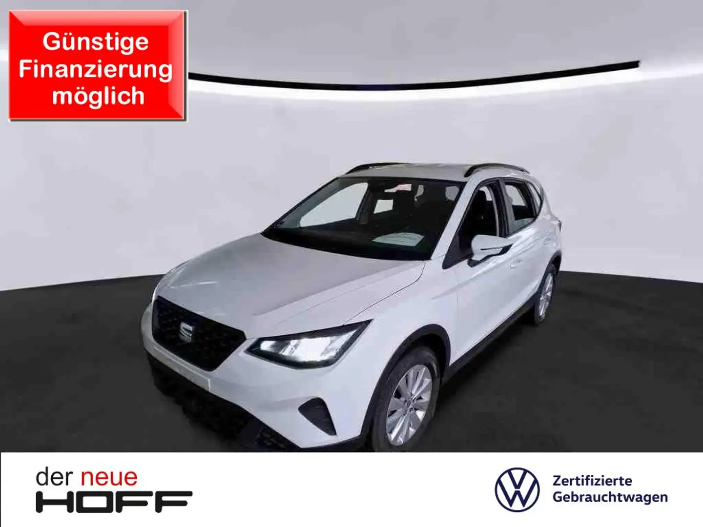 SEAT Arona 1.0 TSI Style PDC APP DAB+ Tempomat LED Weiß - 1