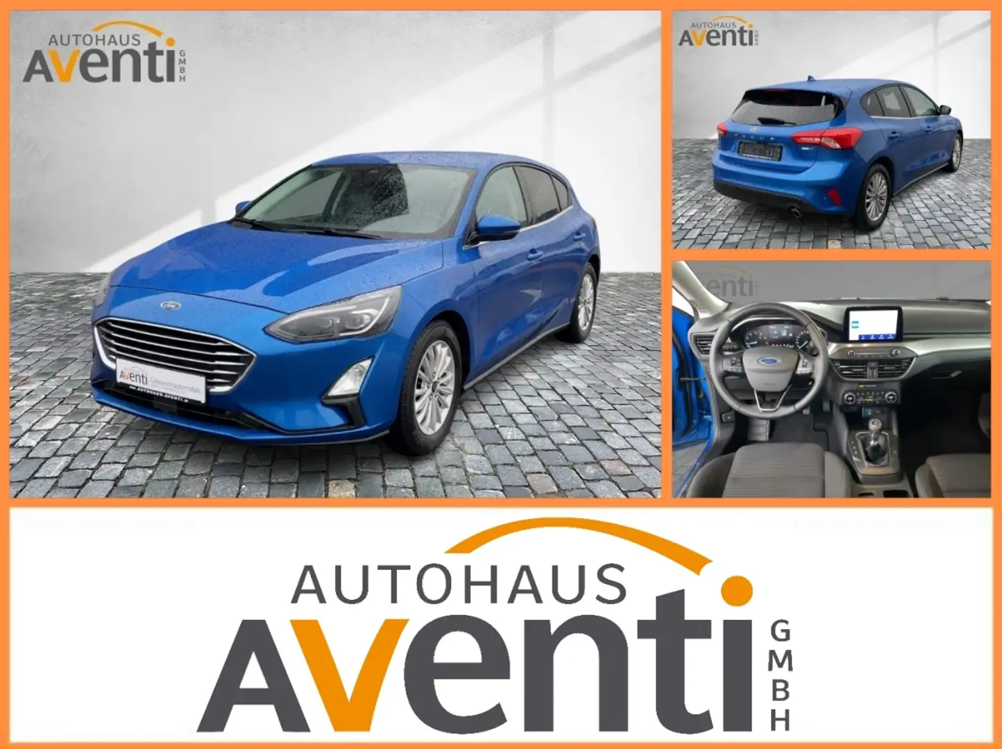 Ford Focus Titanium *SHZ*Navi*FLA*LED*Lane Assist*KAM Bleu - 1