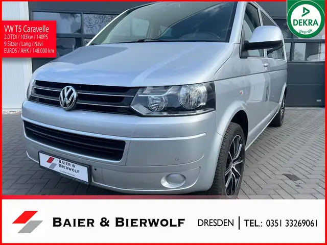 Volkswagen T5 Caravelle Comf. lang DSG 9 Sitzer AHK PDC Nav