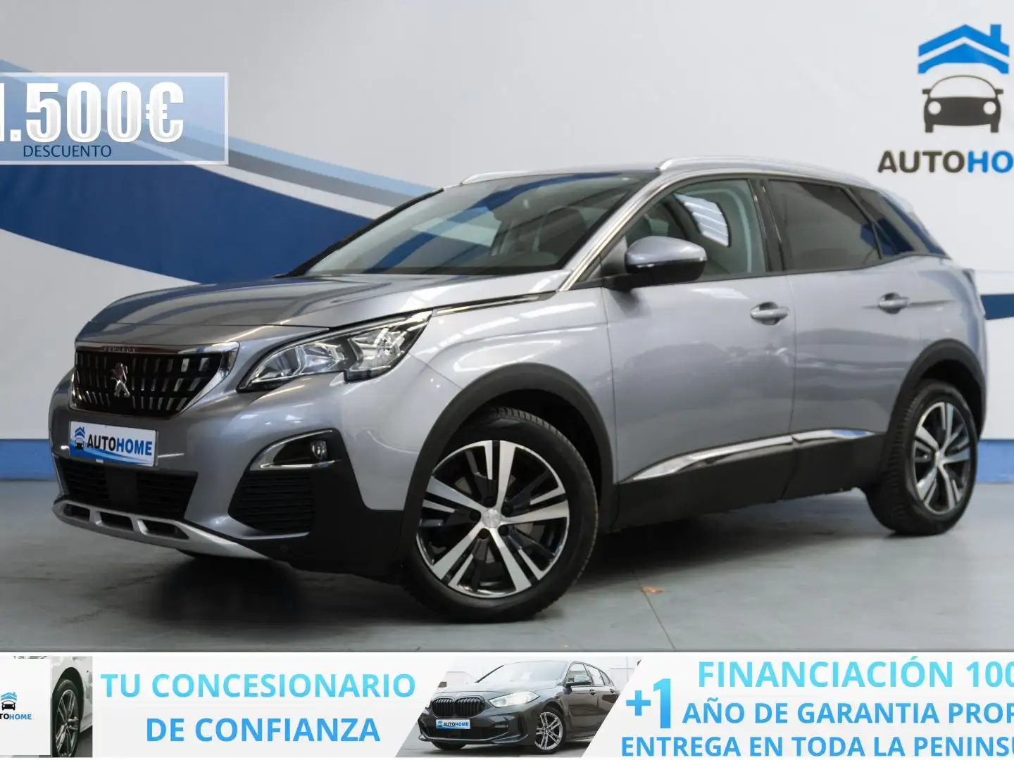 Peugeot 3008 1.5 BlueHDi 96kW (130CV) S&S Allure Gris - 1