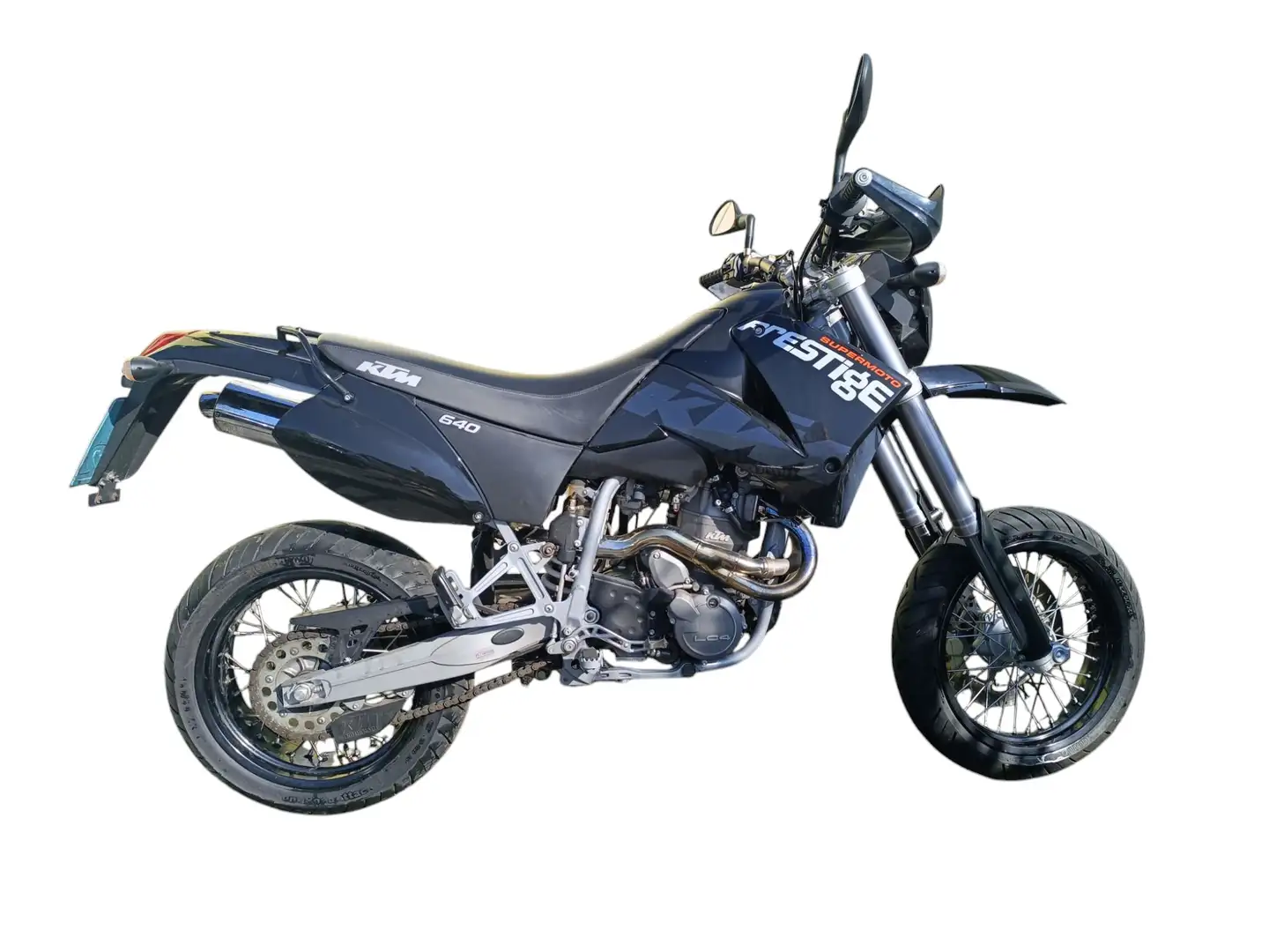 KTM 640 LC 4 Prestige Super Moto - Erste HAND ! Originalzustand Negru - 1