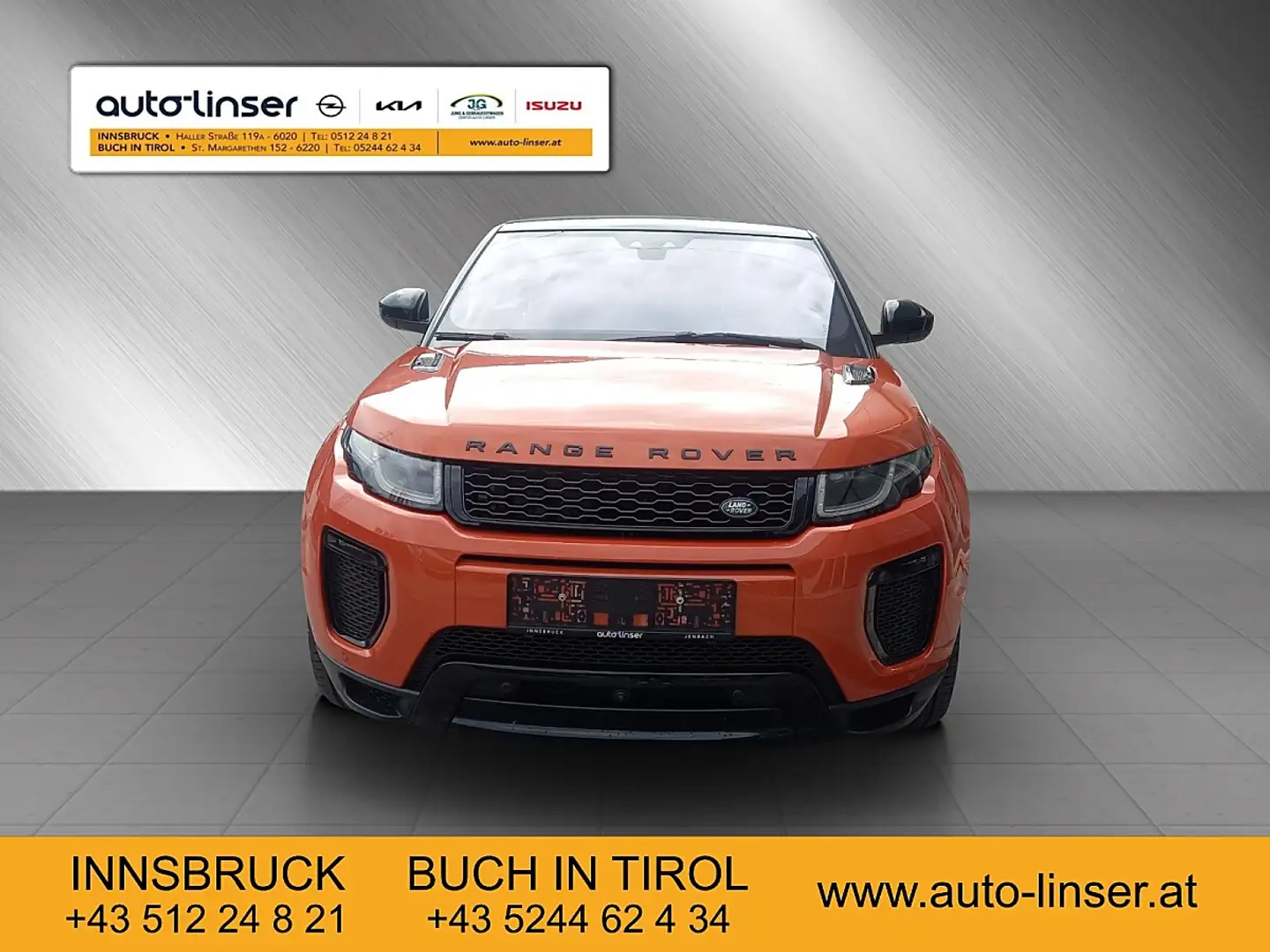 Land Rover Range Rover Evoque Cabriolet HSE Dynamic 2,0 TD4 Aut. Orange - 2