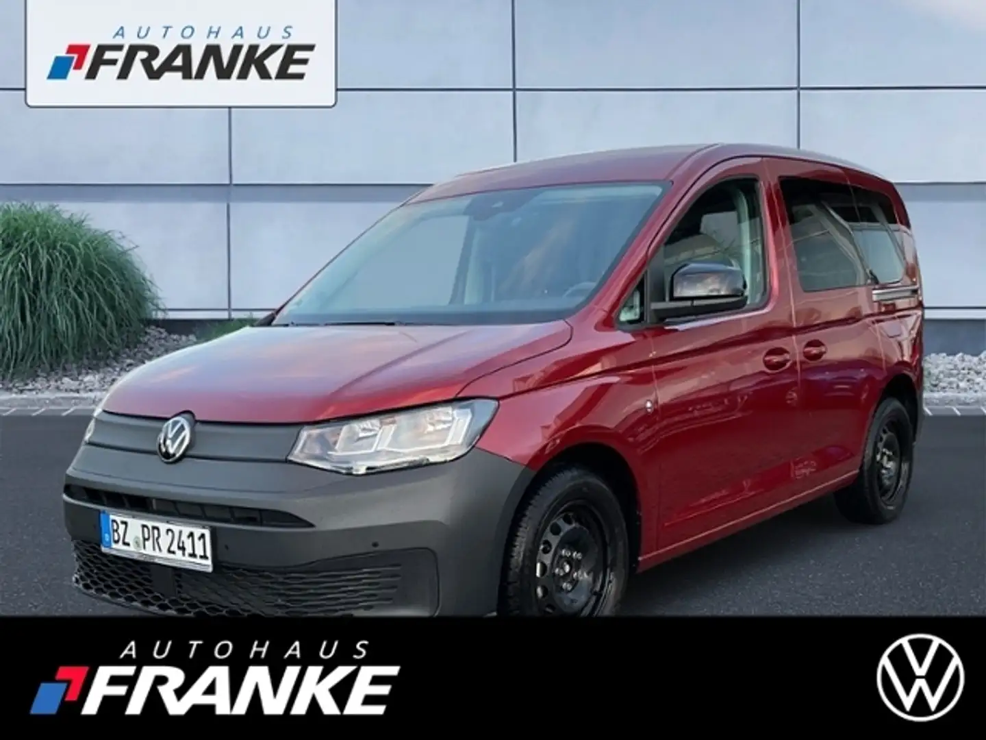 Volkswagen Caddy Kombi 2.0 TDI 5 Sitzer AHK KLIMA ALU Rot - 1