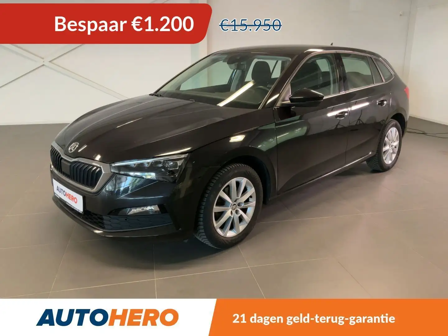 Skoda Scala 1.0 TSI Style Zwart - 1