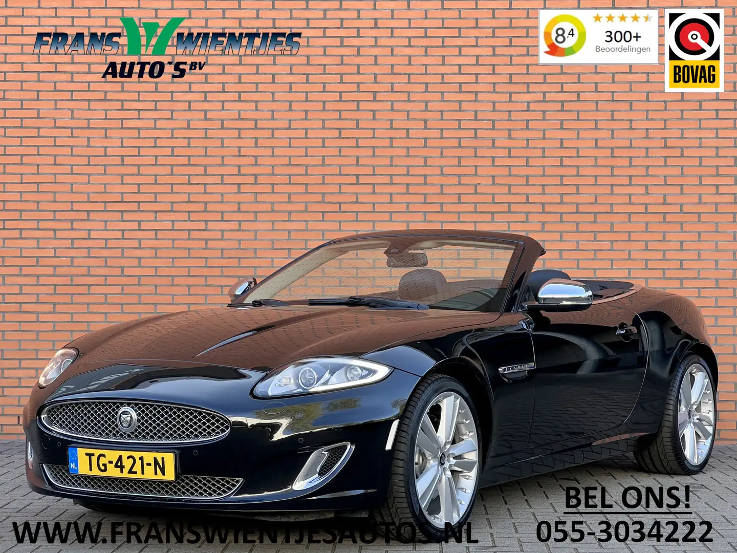 Jaguar XK 5.0 V8 Convertible Portfolio | 385 PK! | Leder | N Black - 1