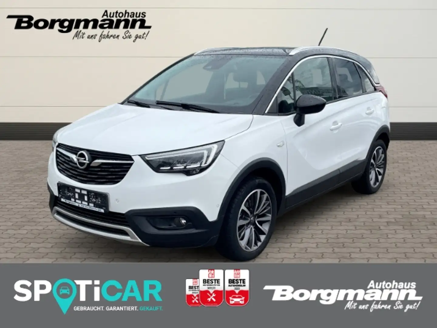 Opel Crossland Ultimate 1.2 Turbo LED - Lenkradheizung - Apple Ca Weiß - 1