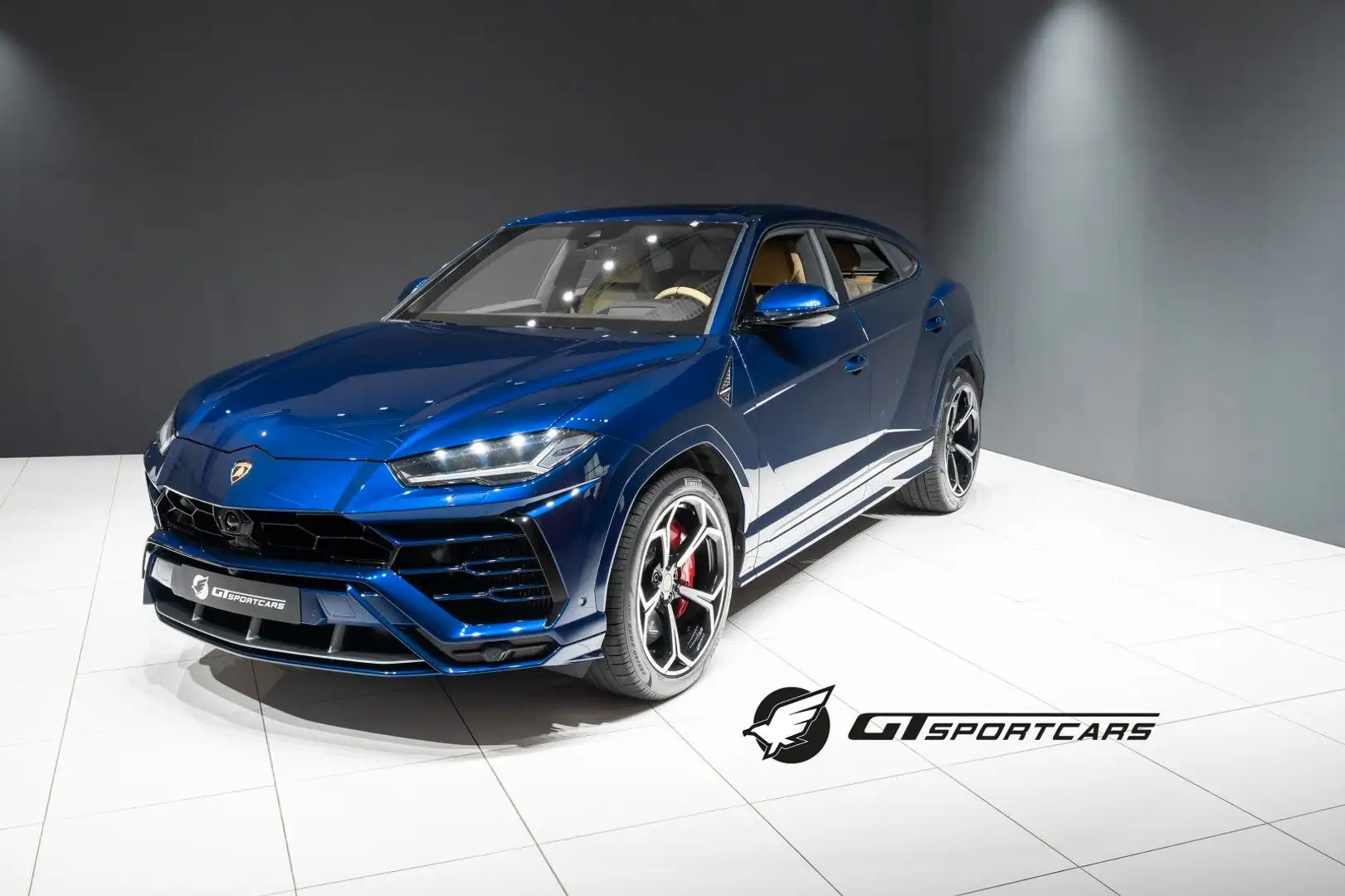 Lamborghini Urus 1 Hand Unfallfrei 5 Sitzer ADAS Pano B&O Blauw - 1