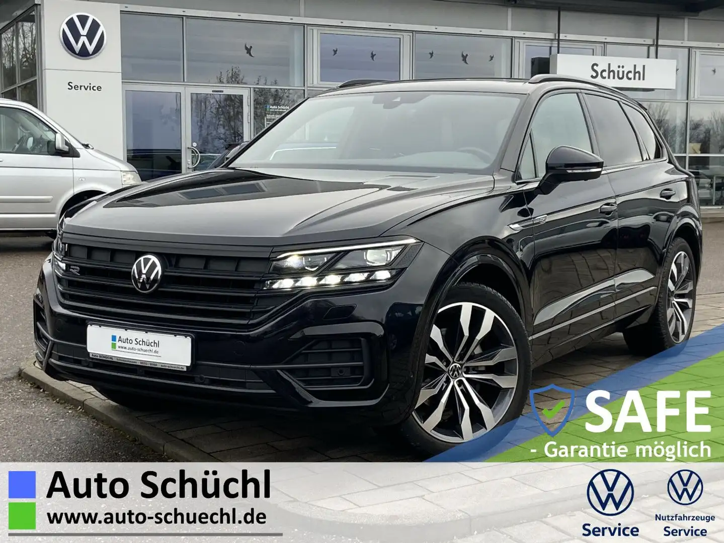 Volkswagen Touareg 3.0 TDI Tiptronic 4-MOTION R-Line 21"+LU Schwarz - 1