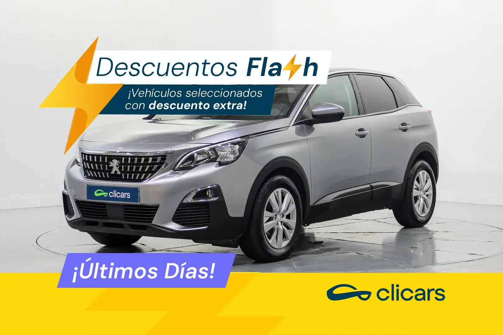 Peugeot 3008 1.2 S&S PureTech Active 130 Gris - 1