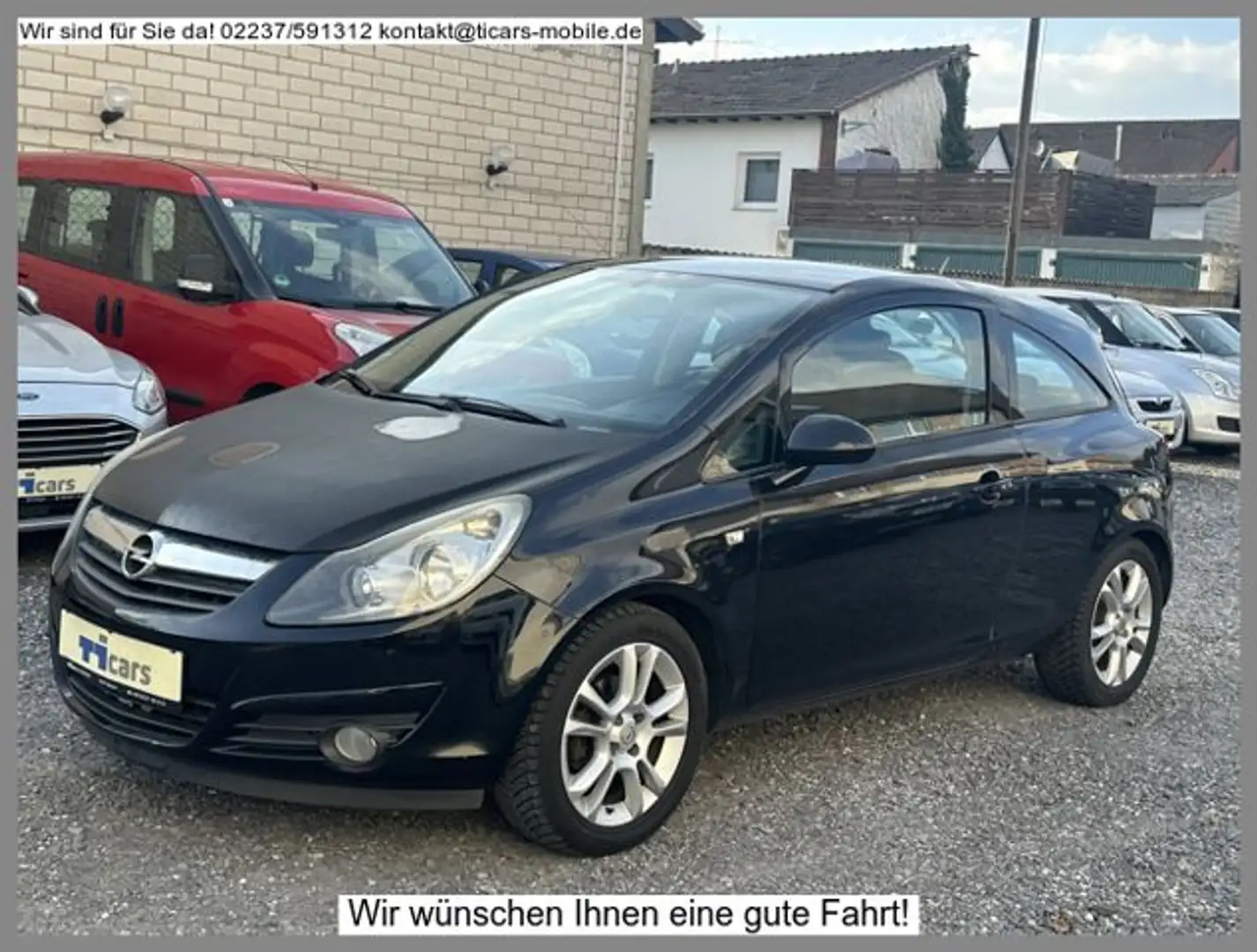 Opel Corsa 1.4 Twinport Sport *Klima,Apple Car Play,Bluetooth Schwarz - 1