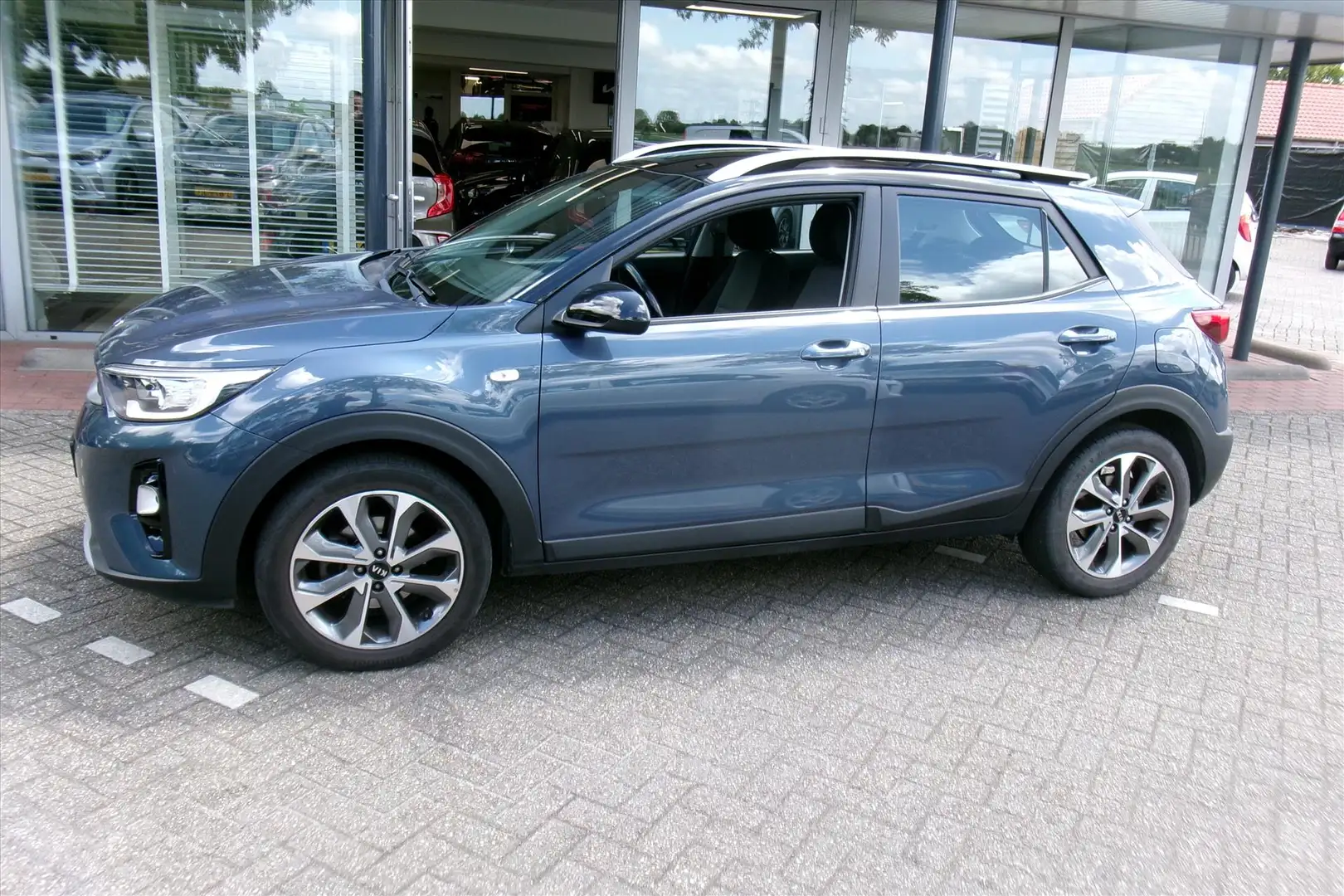 Kia Stonic 1.0 Turbo DynamicLine Org. Ned. !! Trekhaak !! Blauw - 2