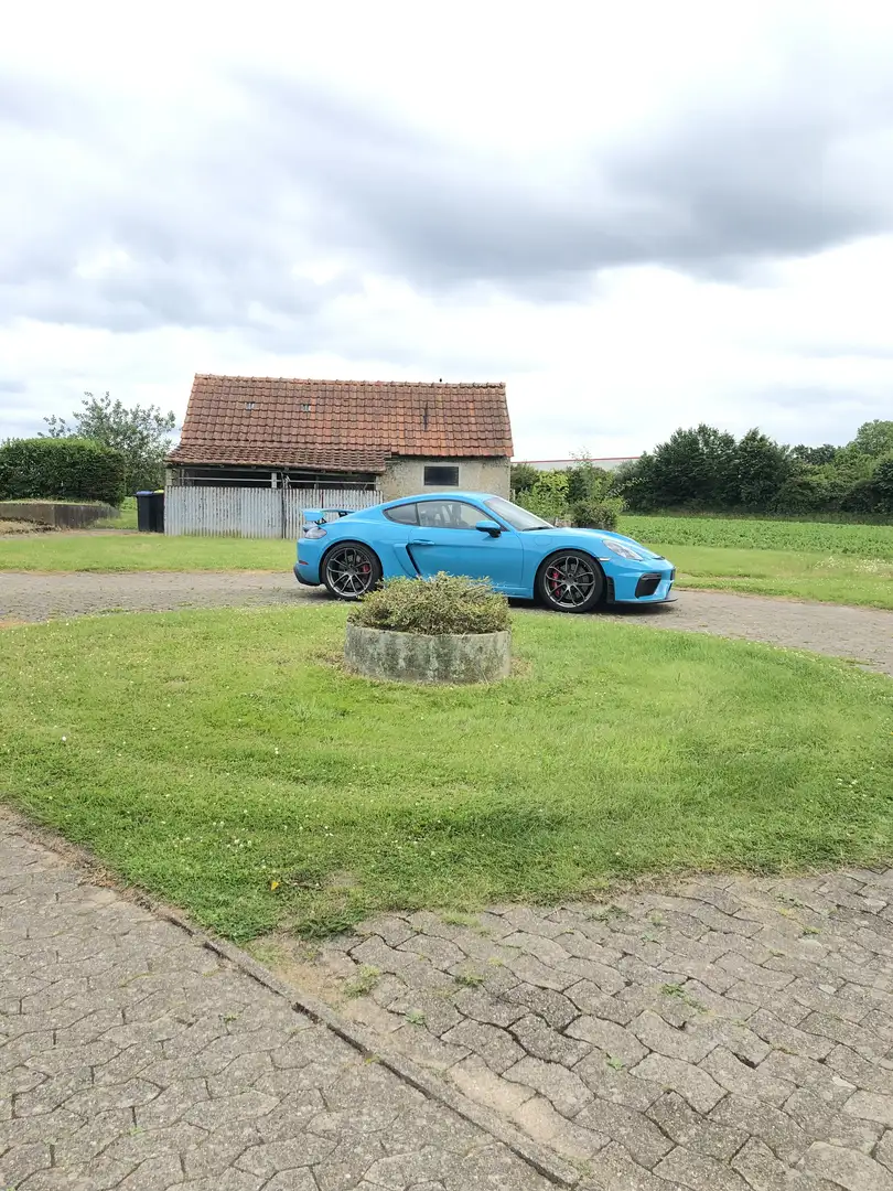 Porsche Cayman 718 GT4 Clubsport Blau - 2