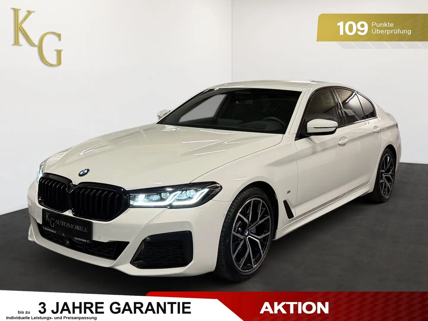 BMW 520 d xDrive M-Sport ab ca. 311€ monatlich Weiß - 1