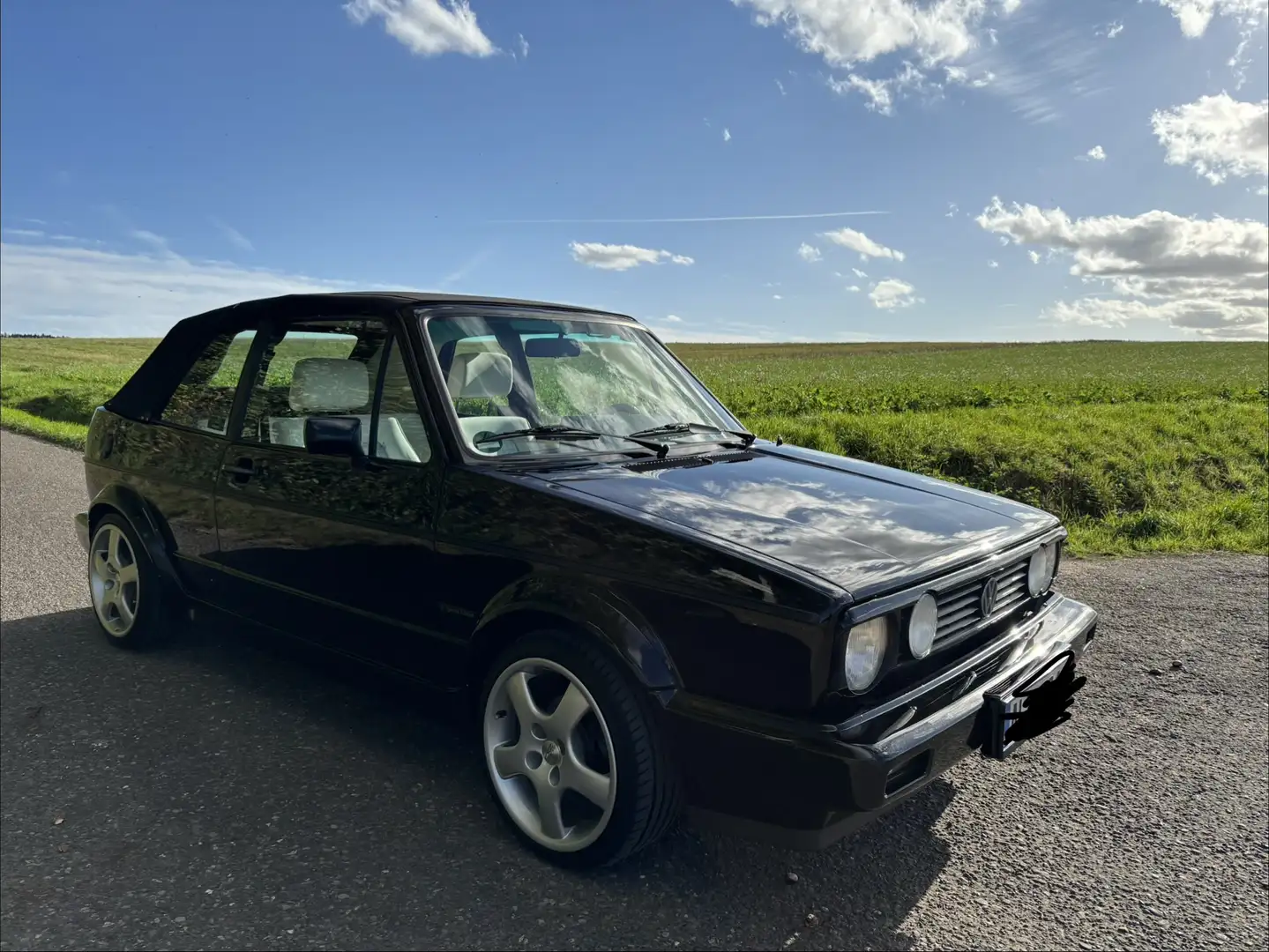 Volkswagen Golf Cabriolet 1 Negro - 1