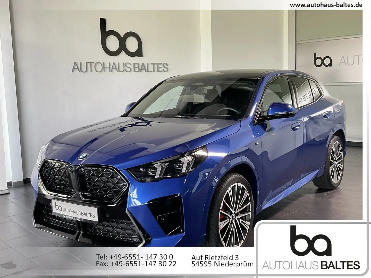 BMW X2 X2 sDrive 20i M Sport Pro 20"/Pano/Driv/Park/AHK Blu/Azzurro - 1