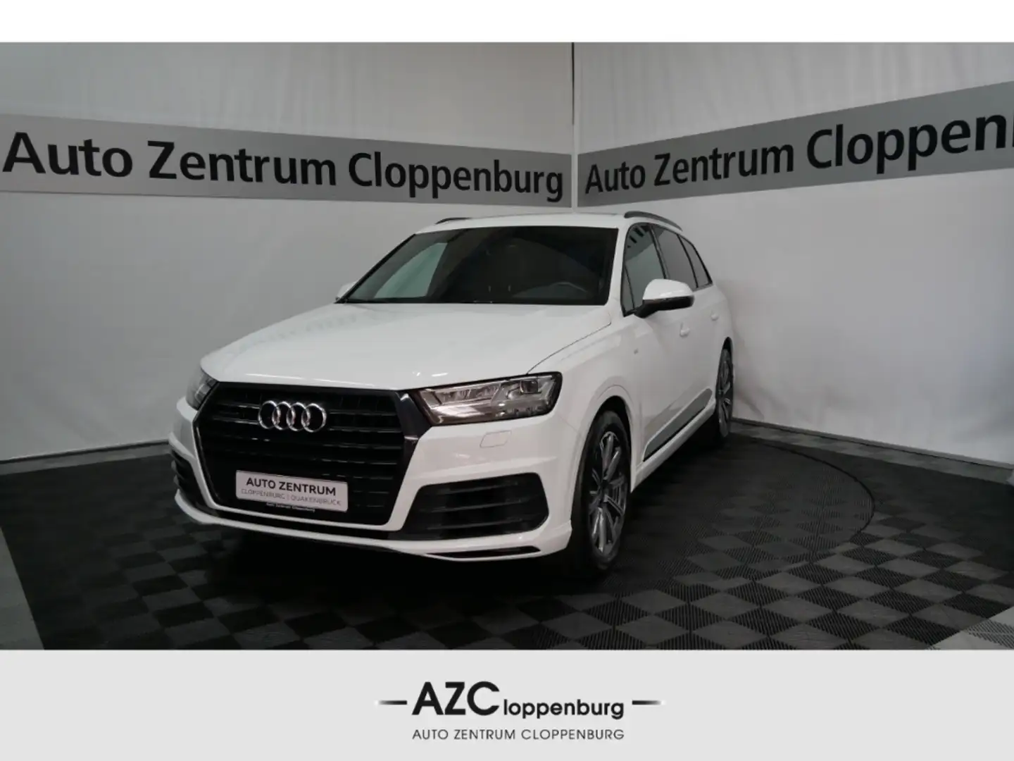 Audi Q7 50 TDI q S line Sport+LED+Navi+Kamer+Luft+20'' Weiß - 1