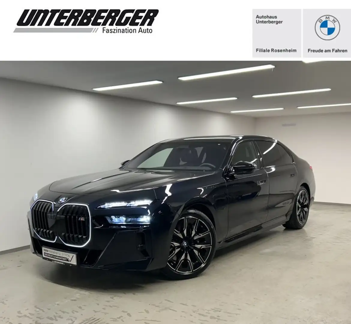 BMW 760 M760e xDrive Limousine M Sportpaket Pro B&W Pano. Black - 1