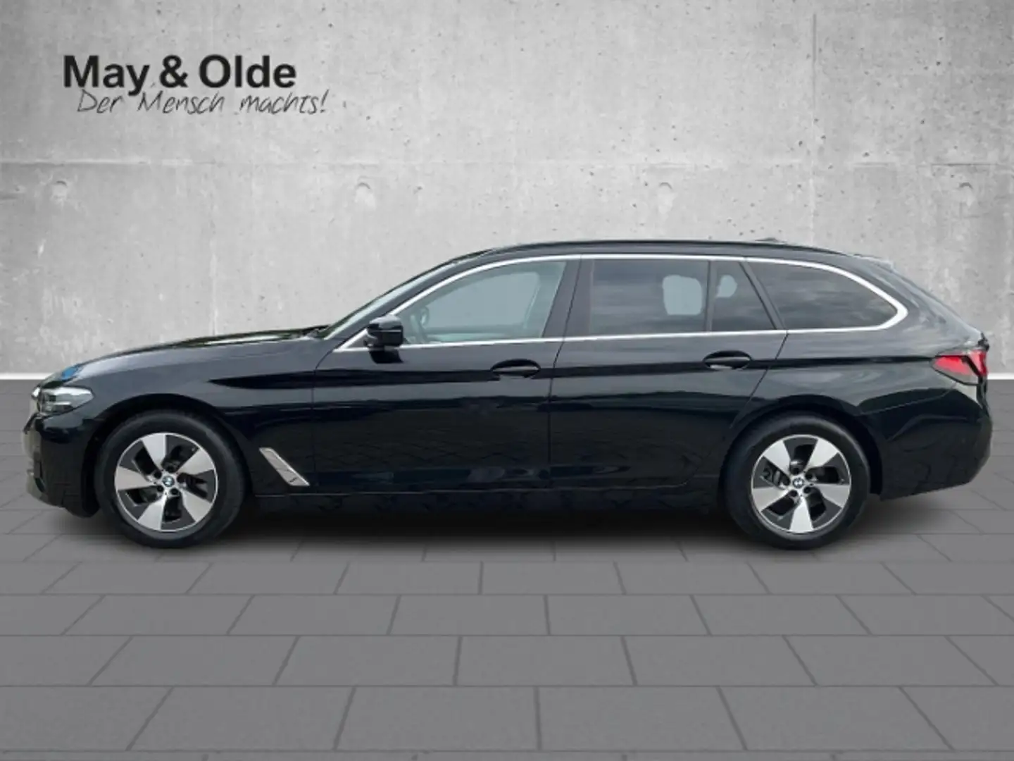 BMW 520 d Touring Aut Leder Navi LED SHZ PDC Klimaaut Schwarz - 2