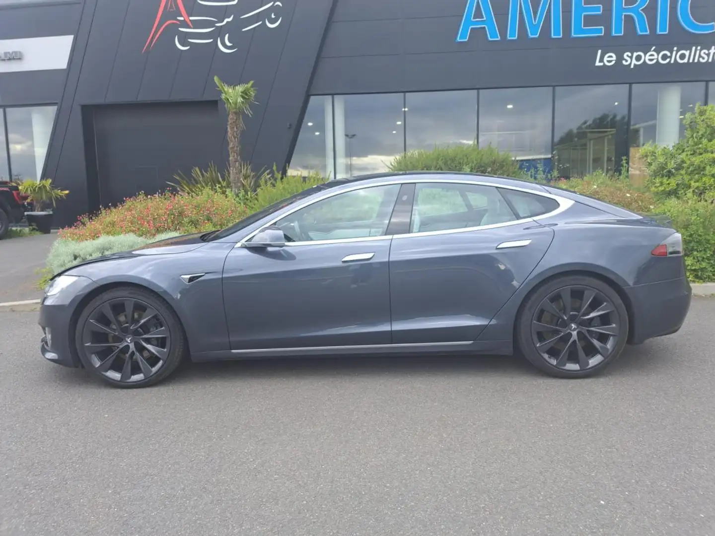 Tesla Model S Long-Range Dual Motor AWD Gris - 2